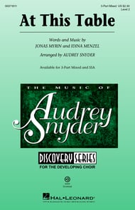 cover At This Table Three-Part Mixed choral sheet music cover